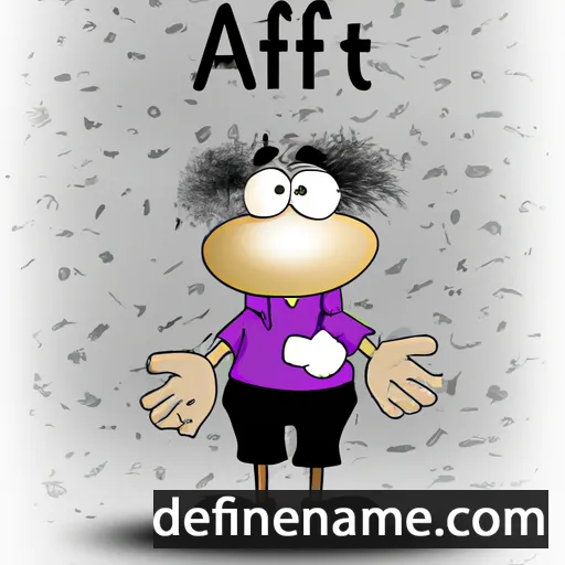 cartoon of the name Aalff