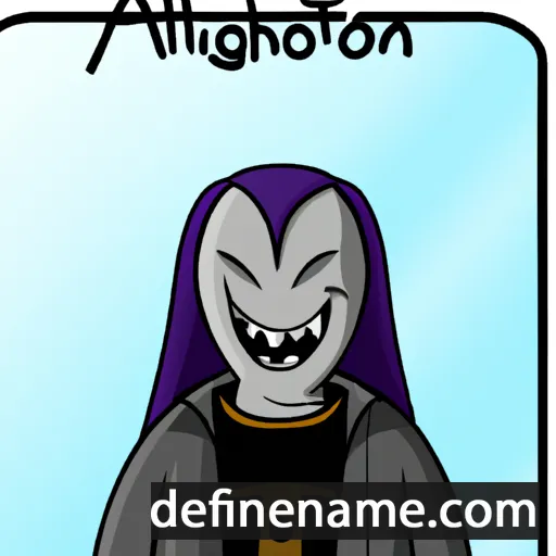 cartoon of the name Aalgoth