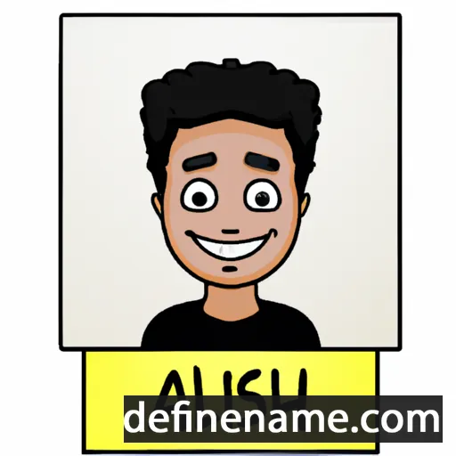 cartoon of the name Aalish