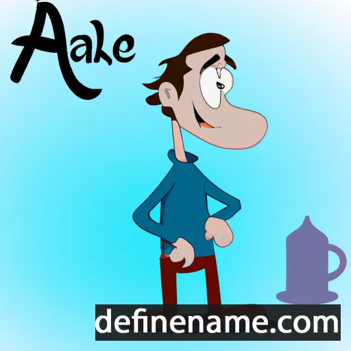 cartoon of the name Aalke