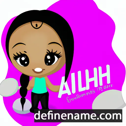 Aalliyah cartoon