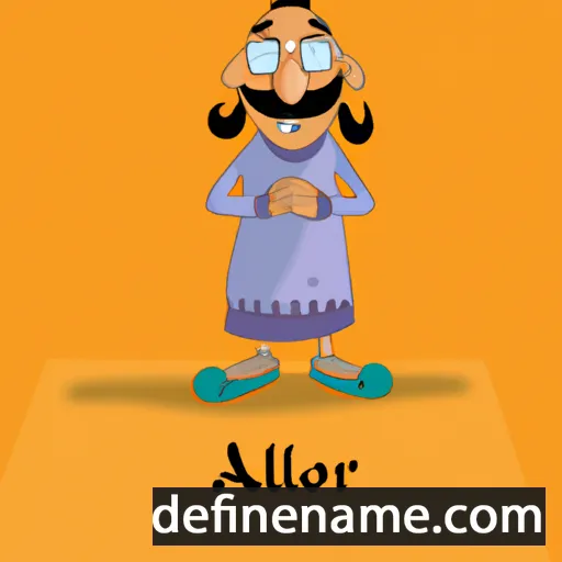 cartoon of the name Aallotar