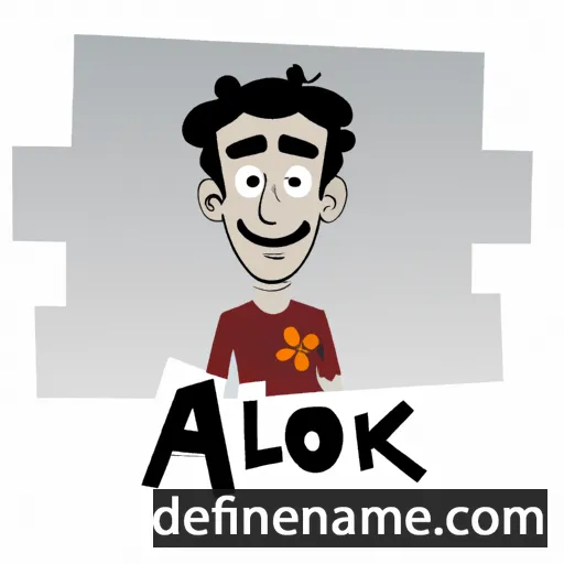 Aalok cartoon