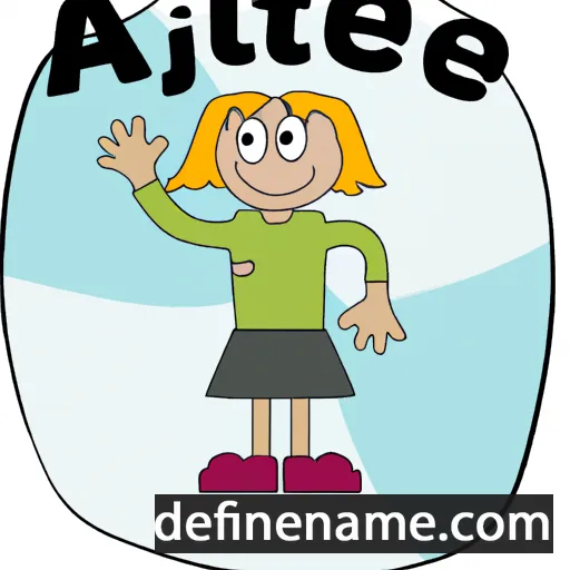 cartoon of the name Aaltje