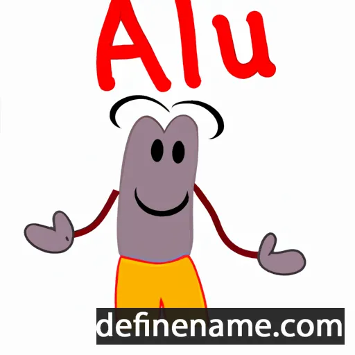 cartoon of the name Aalu