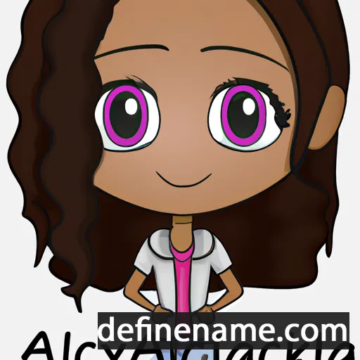 Aalycia cartoon