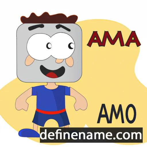 cartoon of the name Aamaq