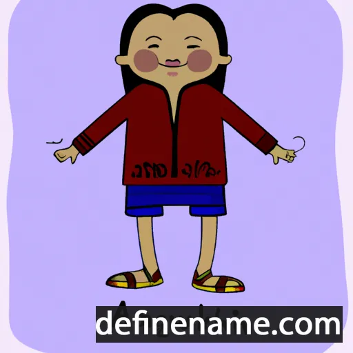 cartoon of the name Aanngualuk