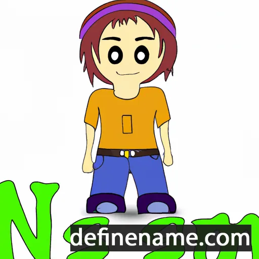 cartoon of the name Aansu