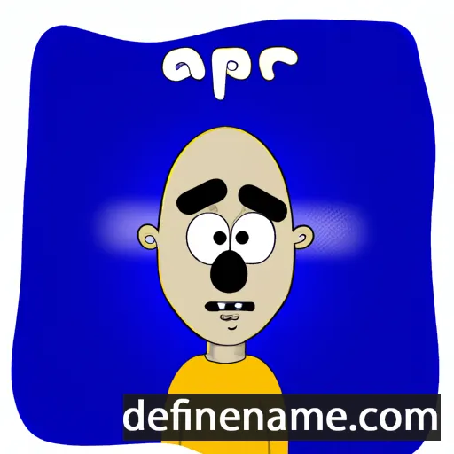 cartoon of the name Aapar