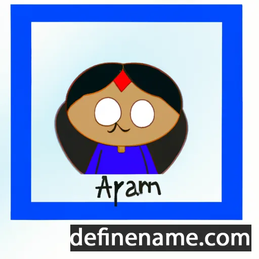 cartoon of the name Aaprami