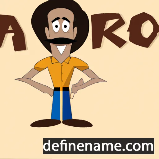 Aarão cartoon