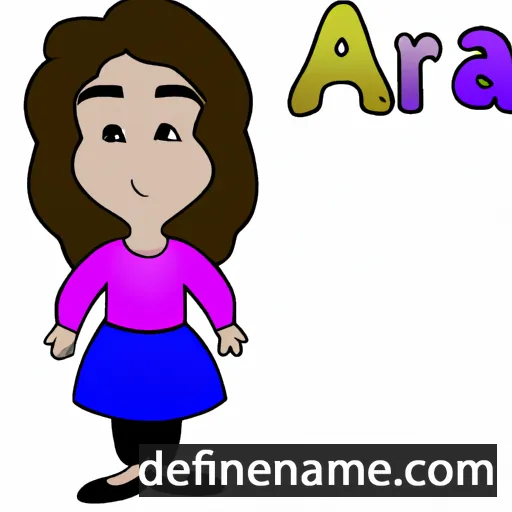 cartoon of the name Aara