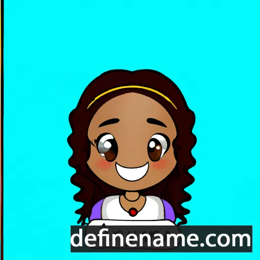 cartoon of the name Aaryanna