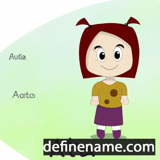 cartoon of the name Aata