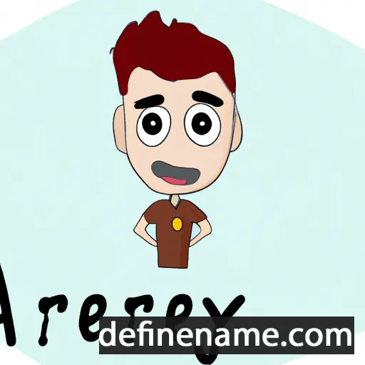 cartoon of the name Aatrey