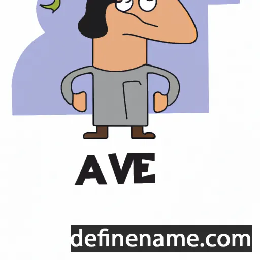 cartoon of the name Aave