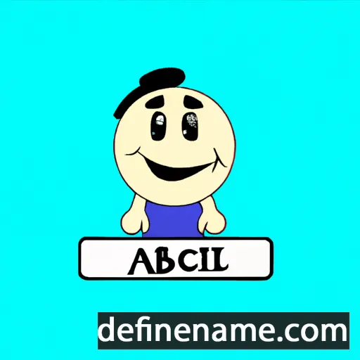 cartoon of the name Abacil