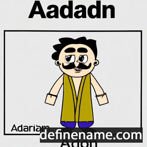 cartoon of the name Abadan