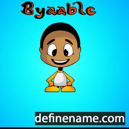 cartoon of the name Abagayle