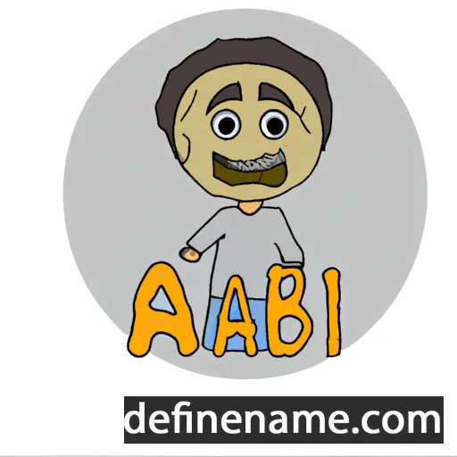 cartoon of the name Abal