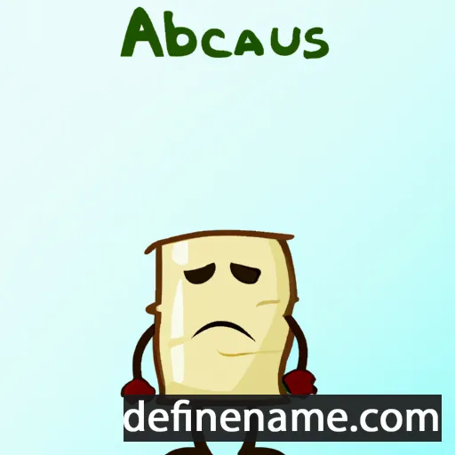 cartoon of the name Abascantus