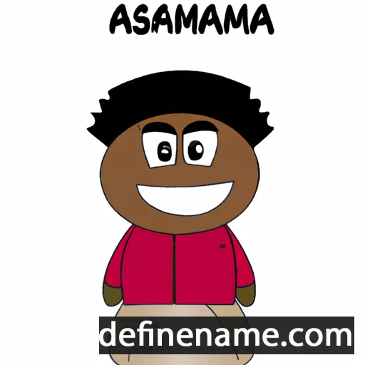 cartoon of the name Abasiama