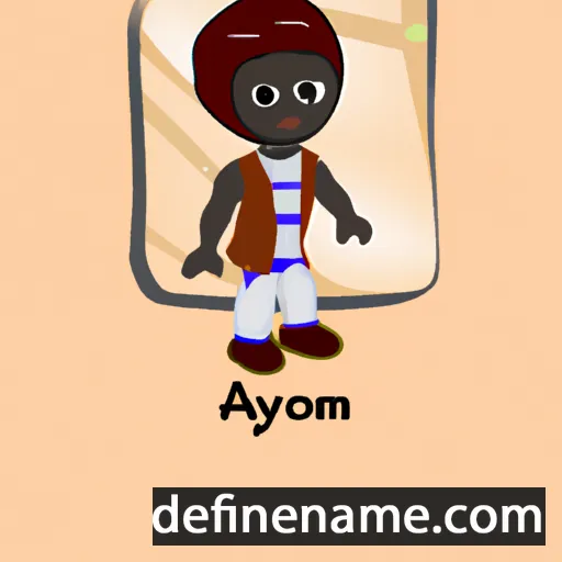 cartoon of the name Abayomi