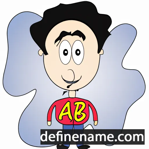 cartoon of the name Abaz