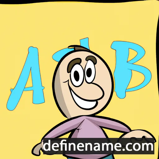 cartoon of the name Abbe