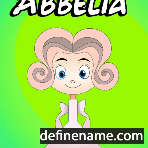 cartoon of the name Abbelina