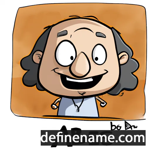 cartoon of the name Abbes