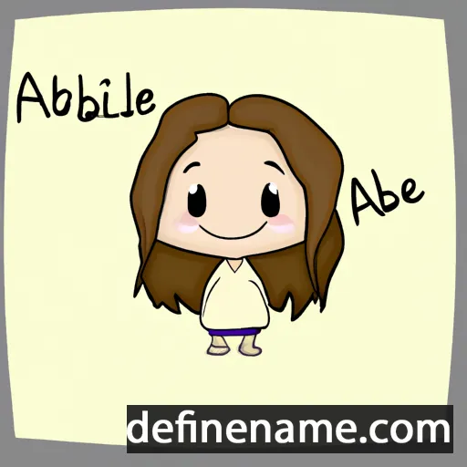 Abbiegail cartoon