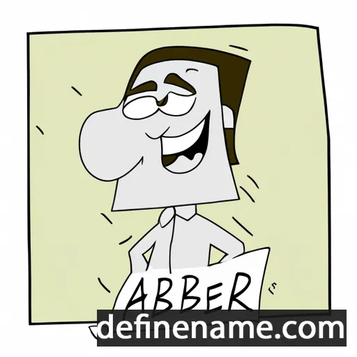 cartoon of the name Abbir