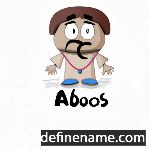 cartoon of the name Abbos