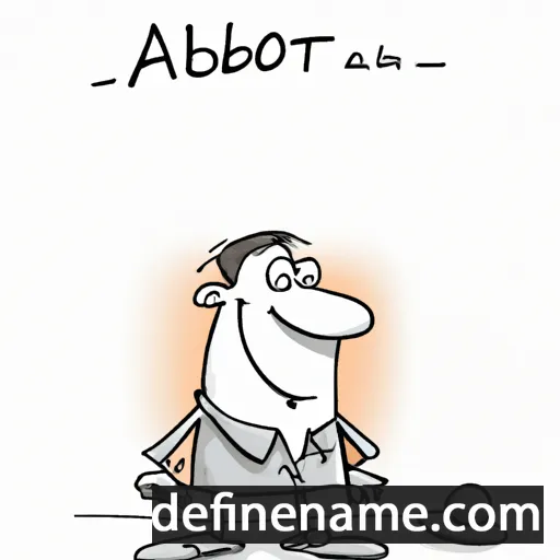 cartoon of the name Abbott