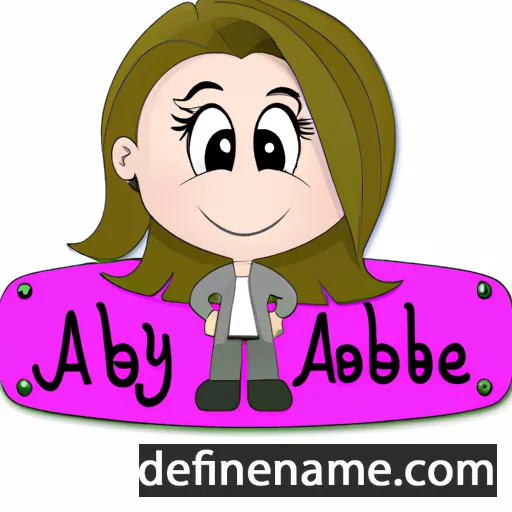 cartoon of the name Abbyjane