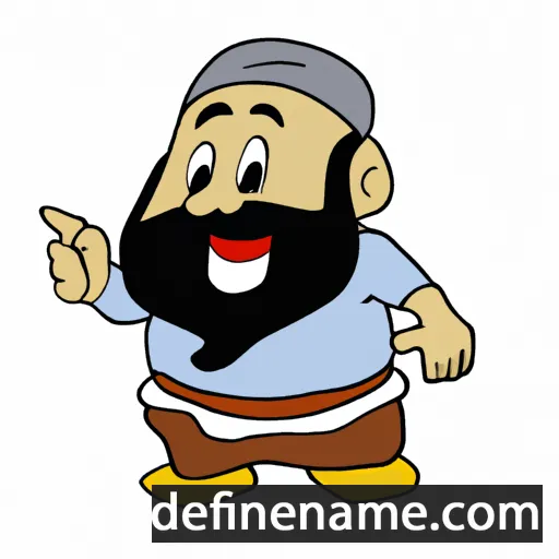 cartoon of the name Abd al-Ghafur