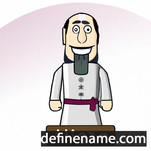 cartoon of the name Abd al-Ghani