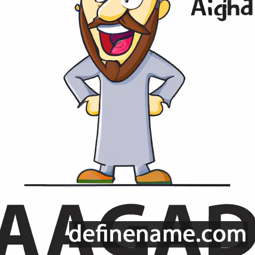 Abd al-Haqq cartoon