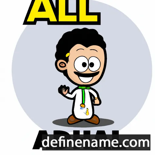 cartoon of the name Abd al-Ilah