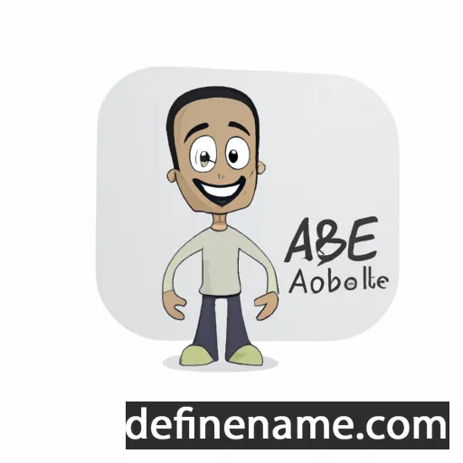 cartoon of the name Abdel