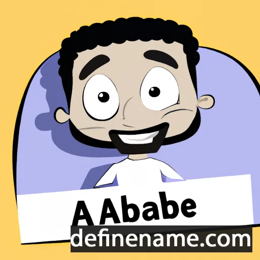 cartoon of the name Abdelkarim