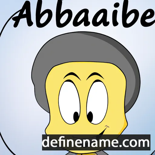 cartoon of the name Abdelwahab