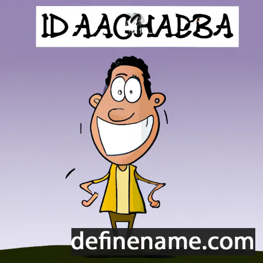 cartoon of the name Abderrachid