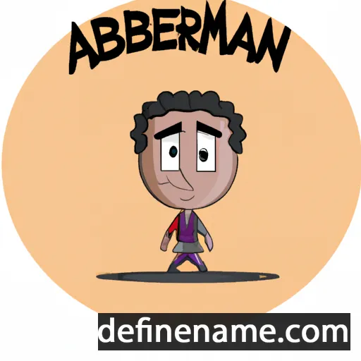 cartoon of the name Abderramán