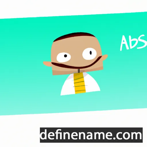 Abdiás cartoon