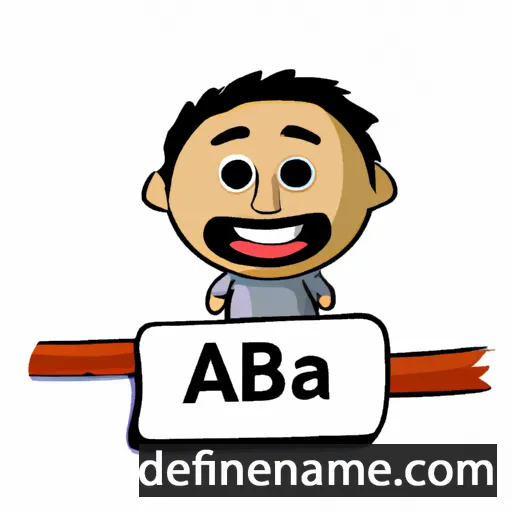 Abdiah cartoon