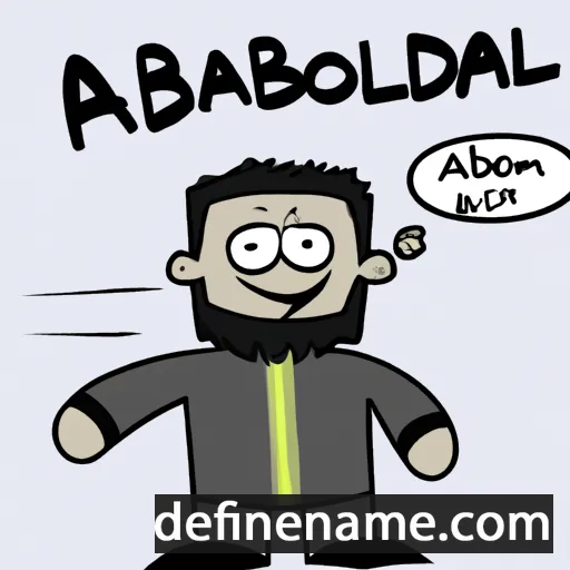 cartoon of the name Abdolsalam