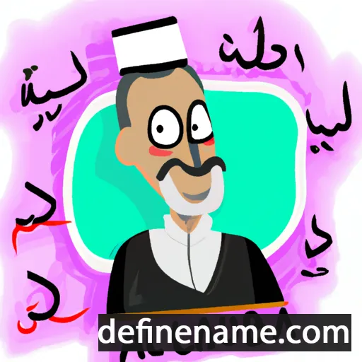 cartoon of the name Abdoul Salam